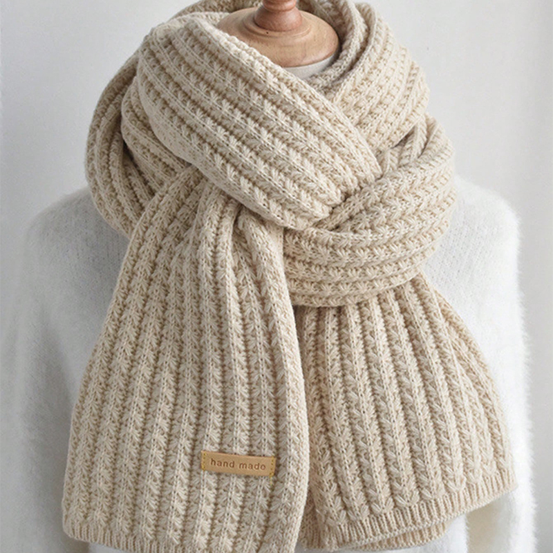 Muffler Men Wool - Premium zachte, luxe, dikke, oversized, elegante,