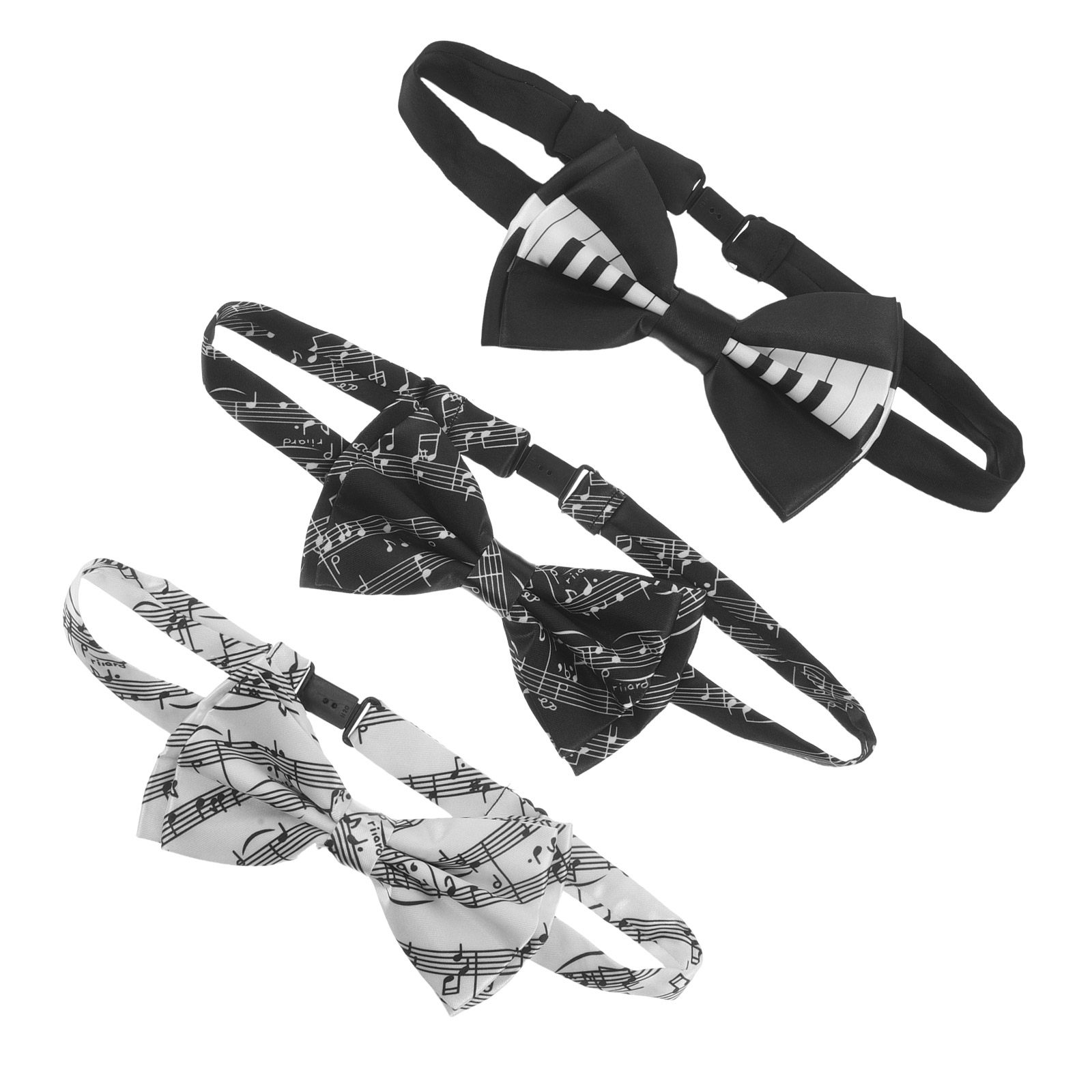 Bow Tie Pre Tied - 3-delige set met strikjes voor optreders,