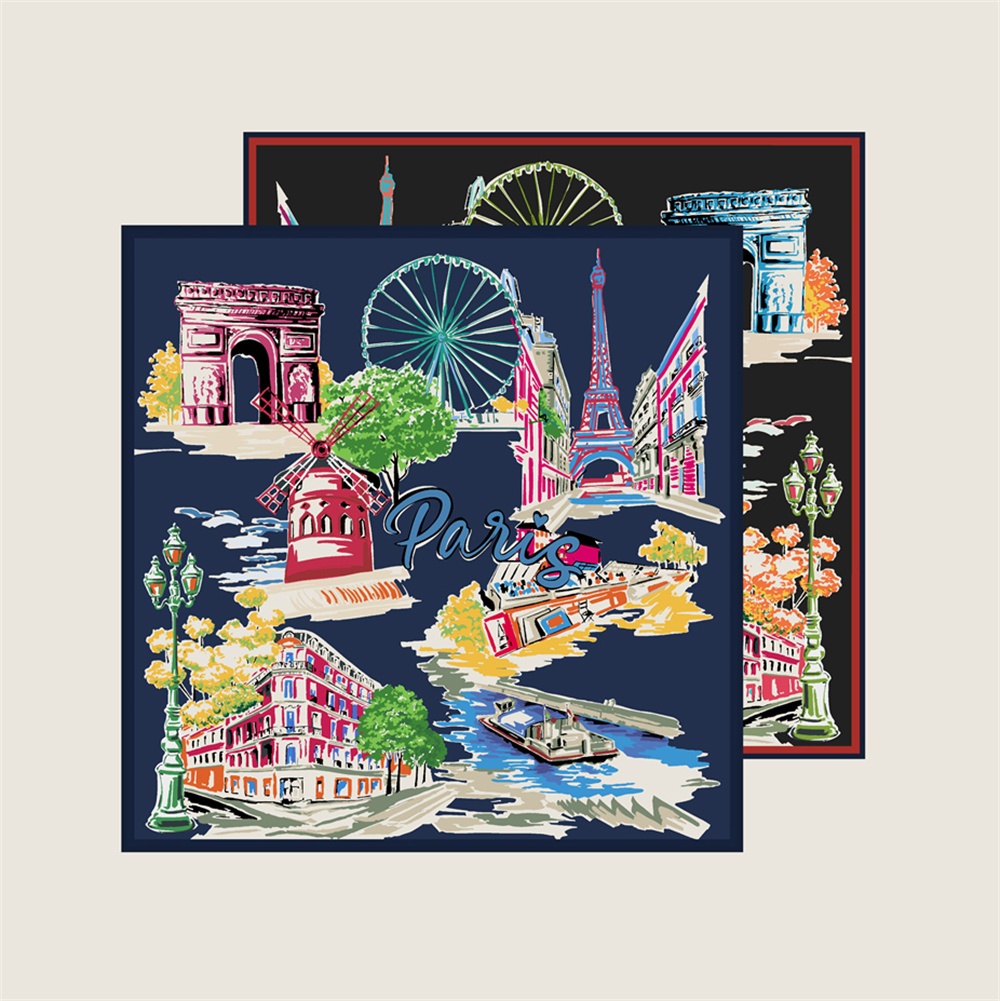 90CMTwill Zijden Sjaal Vrouwen - Scarf Silk Square recensie en prijs