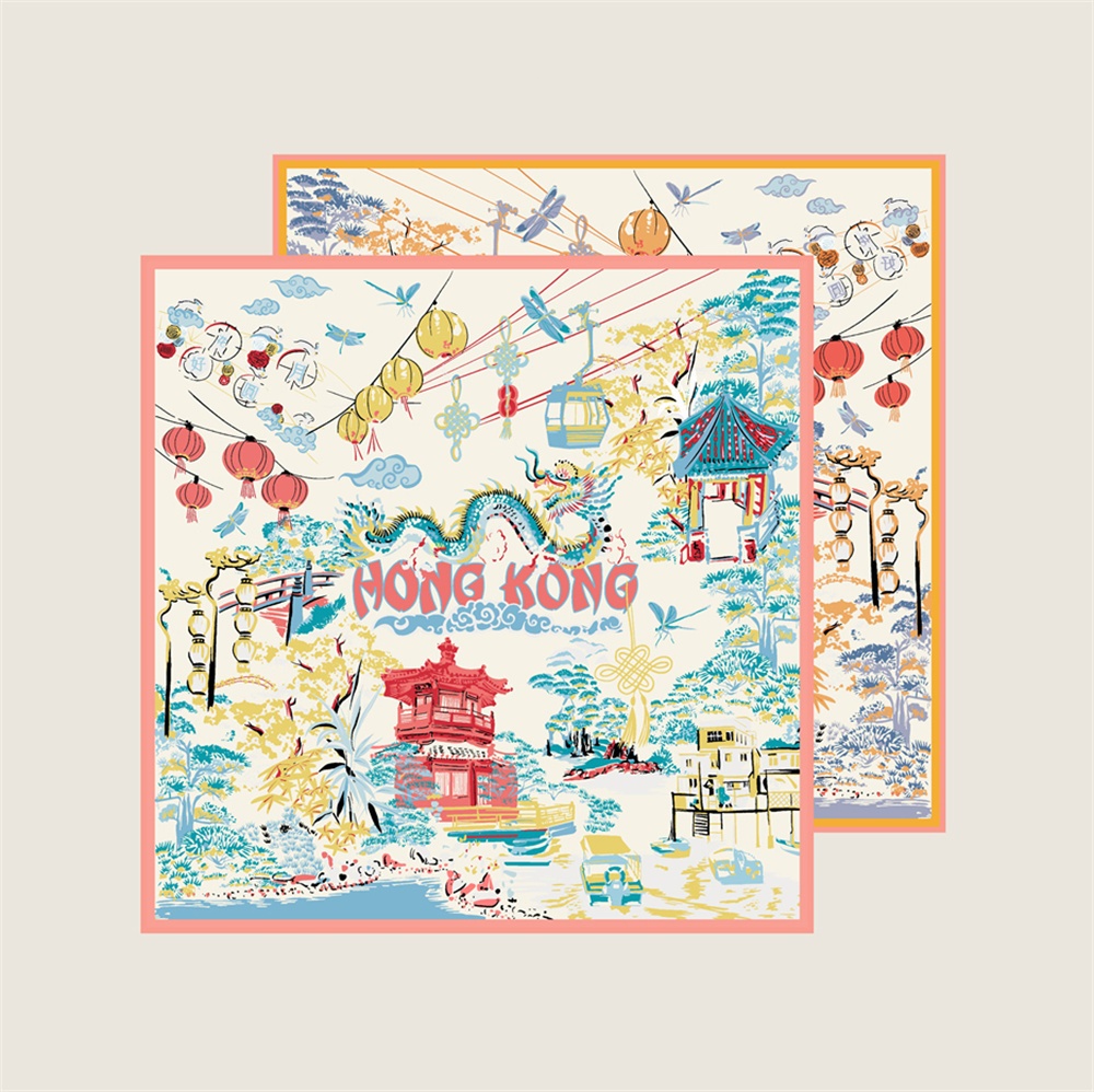 90CMTwill Zijden Sjaal Vrouwen - Scarf Silk Square recensie en prijs