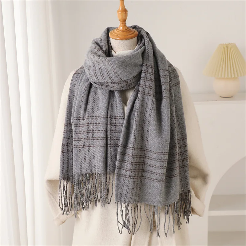 Winter sjaal met franjes voor  - Woven Scarf Blanket recensie en prijs