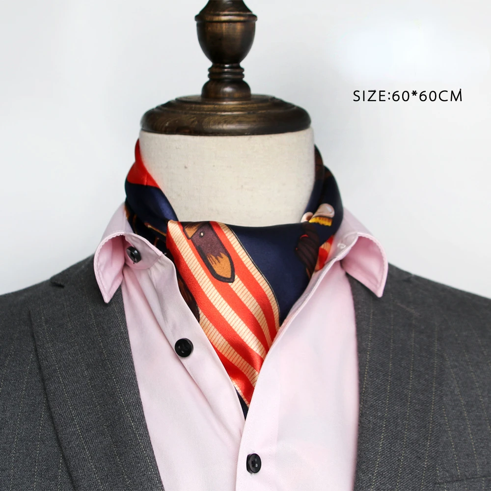 Britse herensjaal van zijde, k - Scarf Silk Square recensie en prijs