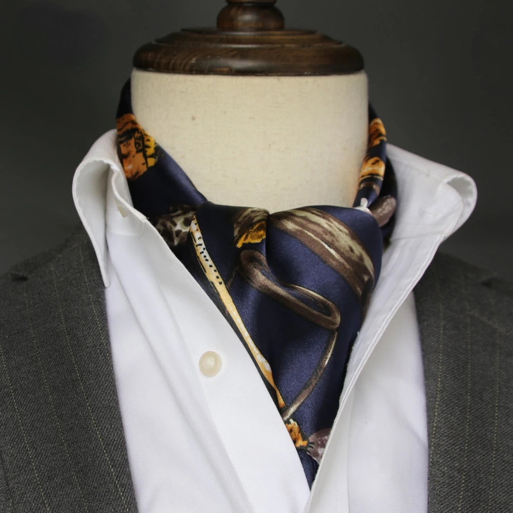 Britse herensjaal van zijde, k - Scarf Silk Square recensie en prijs