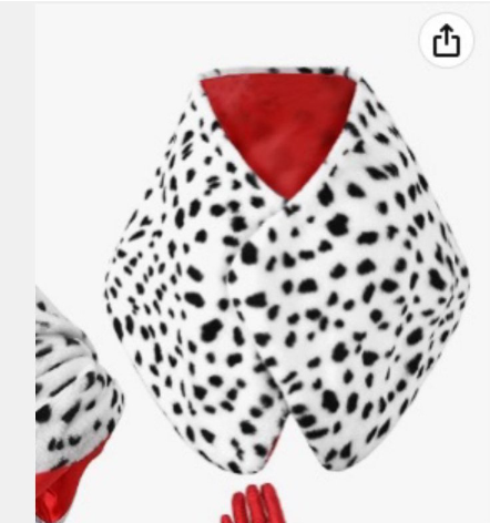 Disfraz Party Dames Cruella De - Face Scarf Mask recensie en prijs