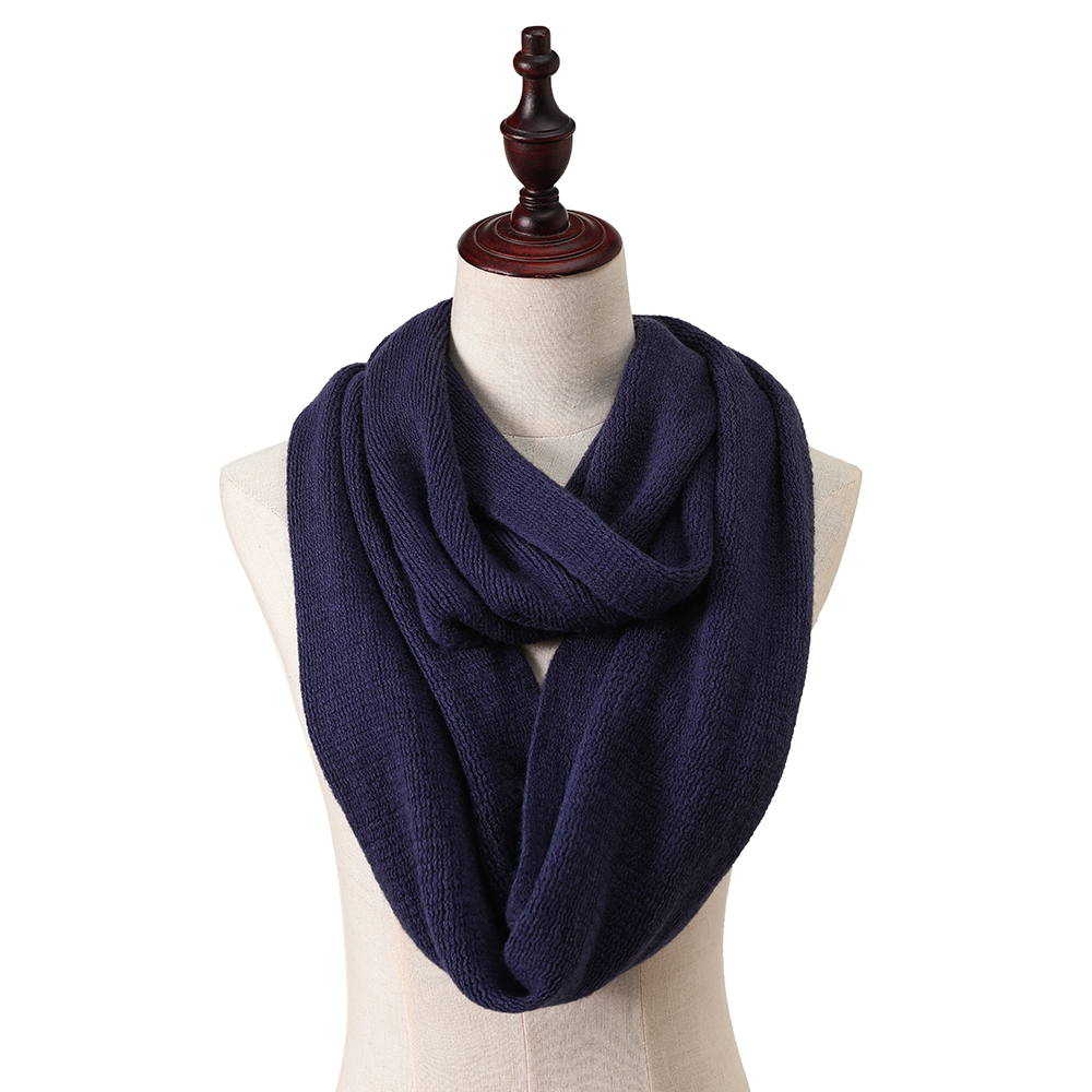 Herensjaal van geribde gebreid - Infinity Scarf Knit recensie en prijs