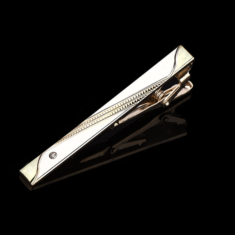 1-delige heren dasspeld in gou - Tie Clip Silver recensie en prijs
