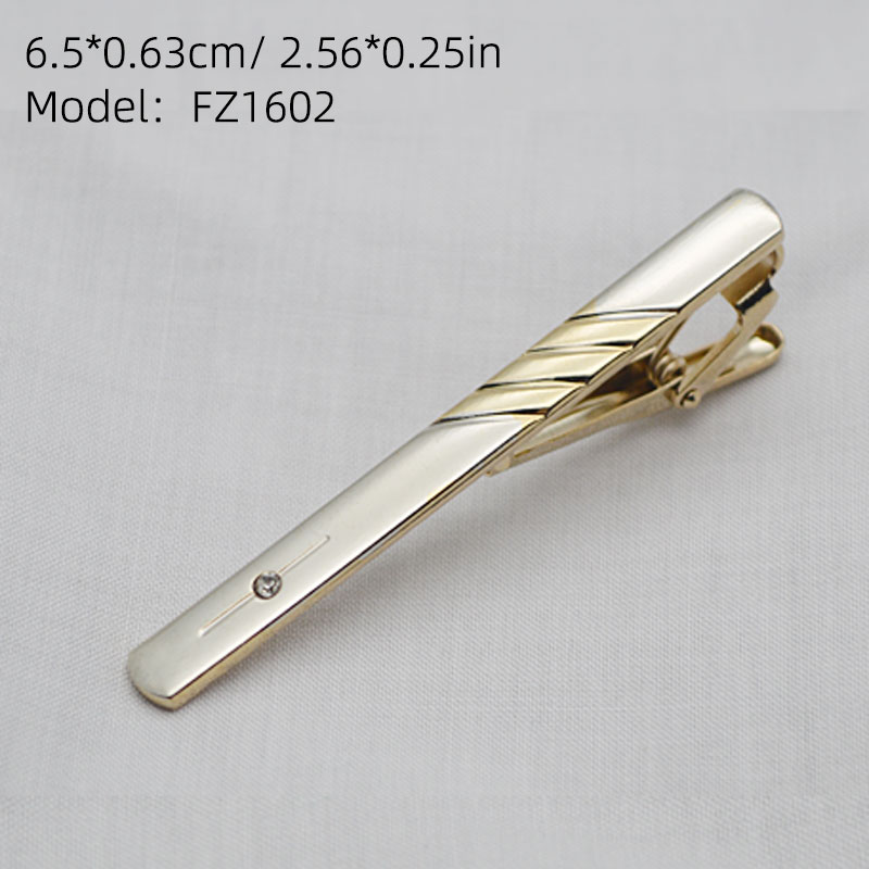 1-delige heren dasspeld in gou - Tie Clip Silver recensie en prijs